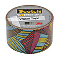 Scotch® Expressions Washi Tape, 1 3/16" x 393", Kaleidoscope 1 thumbnail image