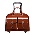 McKlein L-Series Davis Briefcase With 15" Laptop Pocket, Brown 1 thumbnail image