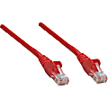 Intellinet Patch Cable, Cat5e, UTP, 10', Red