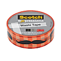 Scotch® Expressions Washi Tape, 5/8" x 393", Moustache 1 thumbnail image