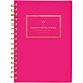 2024-2025 AT-A-GLANCE® Simplified By Emily Ley Weekly/Monthly Academic Planner, 5-1/2" x 8-1/2", Pink, July 2024 To June 2025, EL27-200A