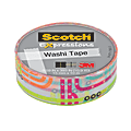 Scotch® Expressions Washi Tape, 5/8" x 393", Subway Map