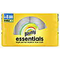 Bounty Essentials Select-A-Size Paper Towels, 24 Double Rolls Total/108 Sheets Per Roll, White, 4 Rolls Per Pack, Case Of 6 Packs 1 thumbnail image