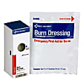 First Aid Only® SmartCompliance® Burn Dressing Refill, 4" x 4", White