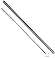 Stainless-Steel Straw, 8.5", Silver 1 thumbnail image