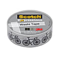 Scotch® Expressions Washi Tape, 5/8" x 393", Bikes 1 thumbnail image