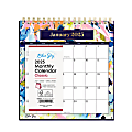 2025 Blue Sky Monthly Desk Calendar With Stand, 6-1/16” x 6-3/8”, Millie Pink, January To December, 150048 1 thumbnail image