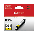 Canon® CLI-271 Yellow Ink Tank, 0393C001