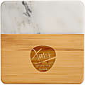 Marble And Bamboo 4-Piece Coaster Set 1 thumbnail image