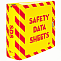 Avery® UltraDuty SDS Binder Bundle, 8 1/2" x 11", Yellow, Red 1 thumbnail image