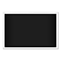U Brands Magnetic Chalkboard, 30" X 20", White Décor Frame (2073U00-01) 1 thumbnail image