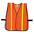 Ergodyne GloWear Safety Vest, Hi-Gloss Non-Certified, Orange, 8040HL