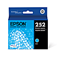 Epson® 252 DuraBrite® Ultra Cyan Ink Cartridge, T252220-S