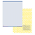High Security Medicaid Compliant Laser RX Prescription Paper Stock –1 Up, 8.5" x 11" Sheet,  Blue, Pack Of 5,000 Sheets 1 thumbnail image
