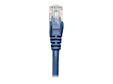 Intellinet Network Patch Cable, Cat5e, 3m, Blue, CCA, U/UTP, PVC, RJ45, Gold Plated Contacts, Snagless, Booted, Lifetime Warranty, Polybag - Patch cable - RJ-45 (M) to RJ-45 (M) - 10 ft - UTP - CAT 5e - molded, snagless - blue 1 thumbnail image