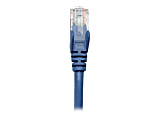 Intellinet Network Patch Cable, Cat5e, 3m, Blue, CCA, U/UTP, PVC, RJ45, Gold Plated Contacts, Snagless, Booted, Lifetime Warranty, Polybag - Patch cable - RJ-45 (M) to RJ-45 (M) - 10 ft - UTP - CAT 5e - molded, snagless - blue