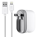 Belkin® Swivel Charger With Lightning ChargeSync Cable, White
