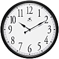 Infinity Instruments Bromidic Wall Clock, 16"H x 16"W x 2-1/2"D, Black 1 thumbnail image