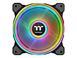 Thermaltake Riing Quad 12 RGB Radiator Fan TT - Premium Edition - case fan - 120 mm - black (pack of 3) 1 thumbnail image