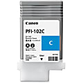 Canon® PFI-102 Cyan Ink Cartridge, PFI-102C