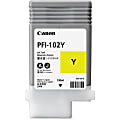 Canon PFI-102Y,YL Ink Cartridge, Yellow 1 thumbnail image