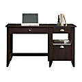 Sauder® Shoal Creek 53"W Adjustable Height Standing Desk, Jamocha Wood