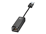 HP USB 3.0 to Gigabit RJ45 Adapter G2 - USB 3.0 Type A - 1 Port(s) - 1 - Twisted Pair - 10/100/1000Base-T - Portable, 4Z7Z7UT 1 thumbnail image