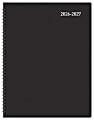2026-2027 Office Depot® Brand 14-Month Weekly/Monthly Academic Planner, Vertical Format, 8" x 11", 30% Recycled, Black, July 2026 To August 2027 1 thumbnail image