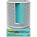 Post-it® Pop-up Aqua Notes Vertical Dispenser - 3" x 3" Note - Light Gray