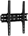 Mount-It! MI-3030 Low-Profile TV Wall Mount Tilt Bracket For Screens 32 - 55", 16-3/4”H x 18-5/16”W x 2”D, Black