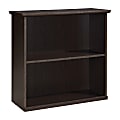 Office Star™ Jefferson 31"H 2-Shelf Bookcase With Lockdowel™ Fastening System, Espresso 1 thumbnail image
