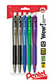 Pentel® Wow! Refillable Mechanical Pencils, 0.5 mm, #2 HB Lead, Assorted Barrel Colors, Pack Of 5