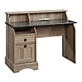 Sauder® Graham Hill 47"W Computer Desk With Hutch, Salt Oak 1 thumbnail image