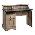 Sauder® Graham Hill Desk With Hutch, Salt Oak
