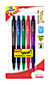 Pentel® WOW! Refillable Mechanical Pencils, Medium Point, 0.7 mm, HB Lead, Assorted Barrel Colors, Pack Of 5