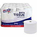 Genuine Joe Solutions Double Capacity Bath Tissue - 2 Ply - 1000 Sheets/Roll - White - Virgin FiberPack - 36/Pack - 56 / Pallet 1 thumbnail image