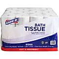 Genuine Joe Solutions Double Capacity Bath Tissue - 2 Ply - 1000 Sheets/Roll - White - 2016 / Pallet