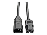 Eaton Tripp Lite Series Power Cord C14 to C15 - Heavy-Duty, 15A, 250V, 14 AWG, 10 ft. (3.05 m), Black - P018010 1 thumbnail image