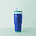 Base Brands Spill-Proof Tumbler With Handle, 24 Oz, Blue 1 thumbnail image