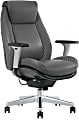 Serta® iComfort i6000 Ergonomic Bonded Leather High-Back Manager Office Chair, Gray/Silver 1 thumbnail image