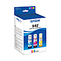 Epson® 542 EcoTank® Cyan, Magenta, Yellow Ink Refill Bottles, Pack Of 3, T542520-S 1 thumbnail image