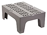 Cambro Vented Dunnage Rack, 12"H x 21"W x 30"D, Speckled Gray