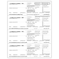 ComplyRight® W-2 Tax Forms, 4-Up (Horizontal Format), Employee’s Copies B, C, 2 & 2 Combined, Laser, 8-1/2" x 11", Pack Of 50 Forms