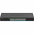 Netgear® 24-Port Multi-Gigabit Ethernet Ultra60 PoE++ Smart Switch With 4 SFP+ Ports 1 thumbnail image