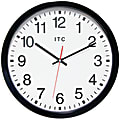 Infinity Instruments Obsidian 14" Round Wall Clock, Black 1 thumbnail image