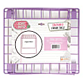 Locker Lounge™ Stackable Locker Shelf, 11 1/2"H x 9 3/4"W x 9 3/4"D, Purple 1 thumbnail image
