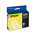 Epson® 252 DuraBrite® Ultra Yellow Ink Cartridge, T252420-S