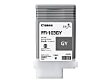 Canon PFI-103 GY - 130 ml - gray - original - ink tank - for imagePROGRAF iPF5100, iPF6100, iPF6200 1 thumbnail image