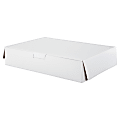 SCT® Bakery Boxes, 14" x 19" x 4", White, Pack Of 50 Boxes
