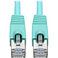 Tripp Lite Cat6a Snagless Shielded STP Patch Cable 10G, PoE, Aqua M/M 30ft - First End: 1x RJ-45 Male Network - N262030AQ 1 thumbnail image